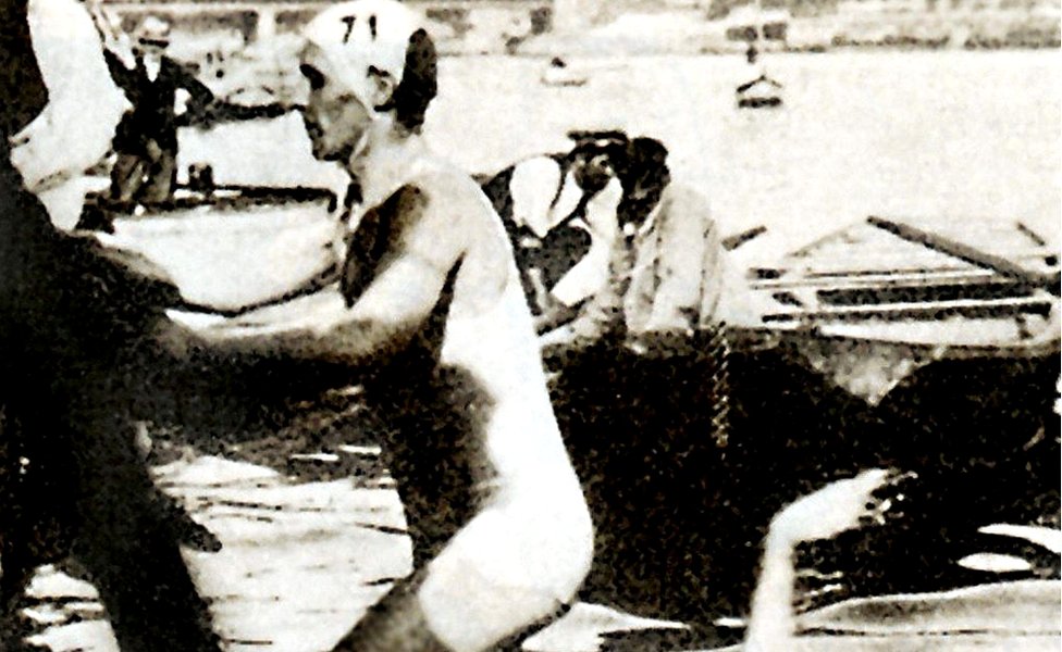 Frederick Lane, swimmer; Olympic Games, Paris, 1900