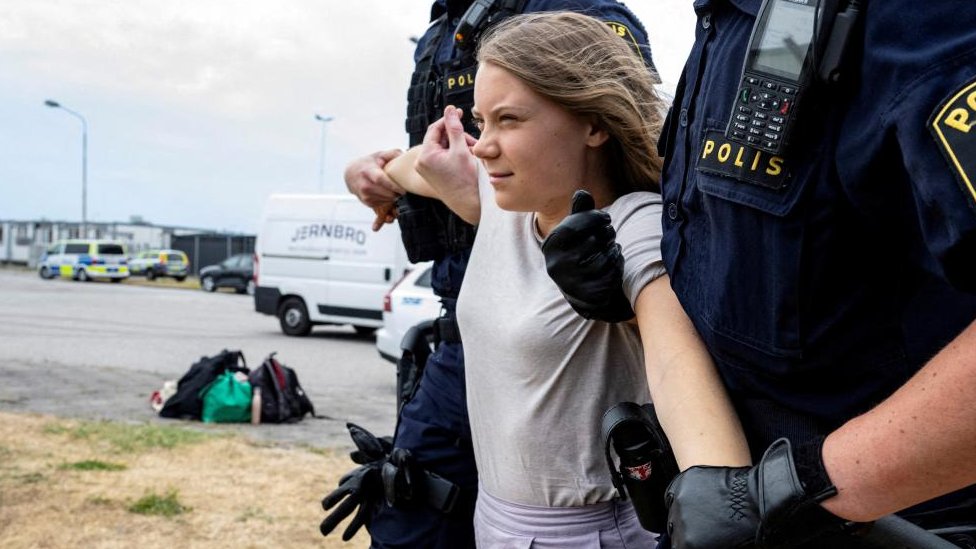 Klimatske promene: Greta Tunberg osuđena u Švedskoj za „neposlušnost" prema policiji 2 Greta Thunberg