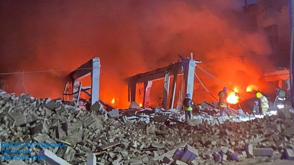 Posledice ruskog napada u Dnjepru