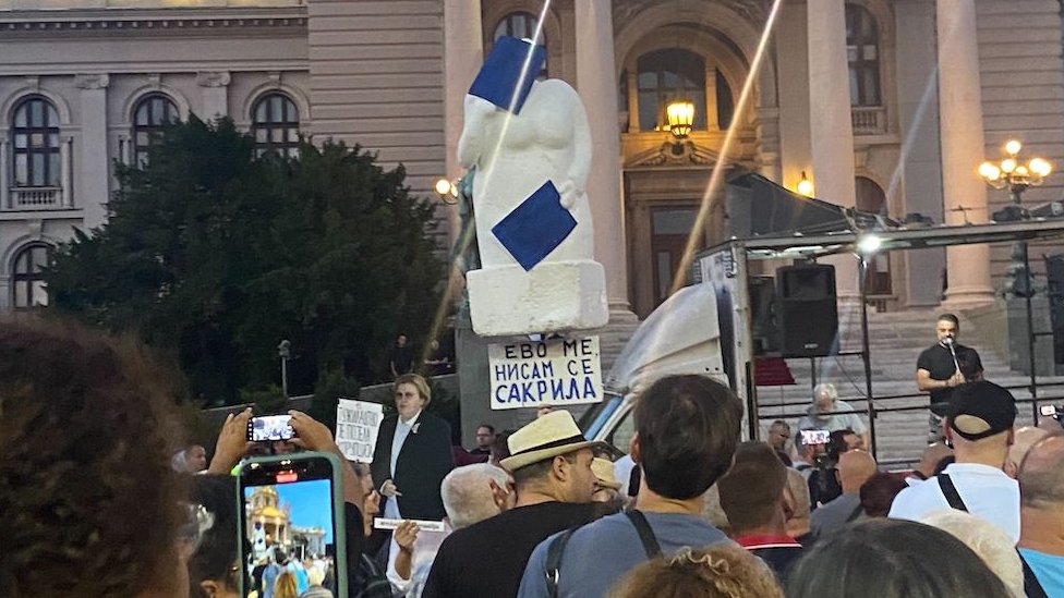 protest, Beograd, Srbija protiv nasilja