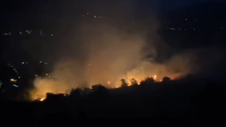 Veliki požar kod Podgorice, vatrogasci na terenu 1