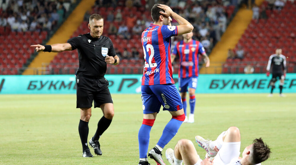 Svih pet golova iz penala: Pobeda CSKA u žustroj utakmici u Groznom, žuti karton Gajiću preinačen u crveni 1
