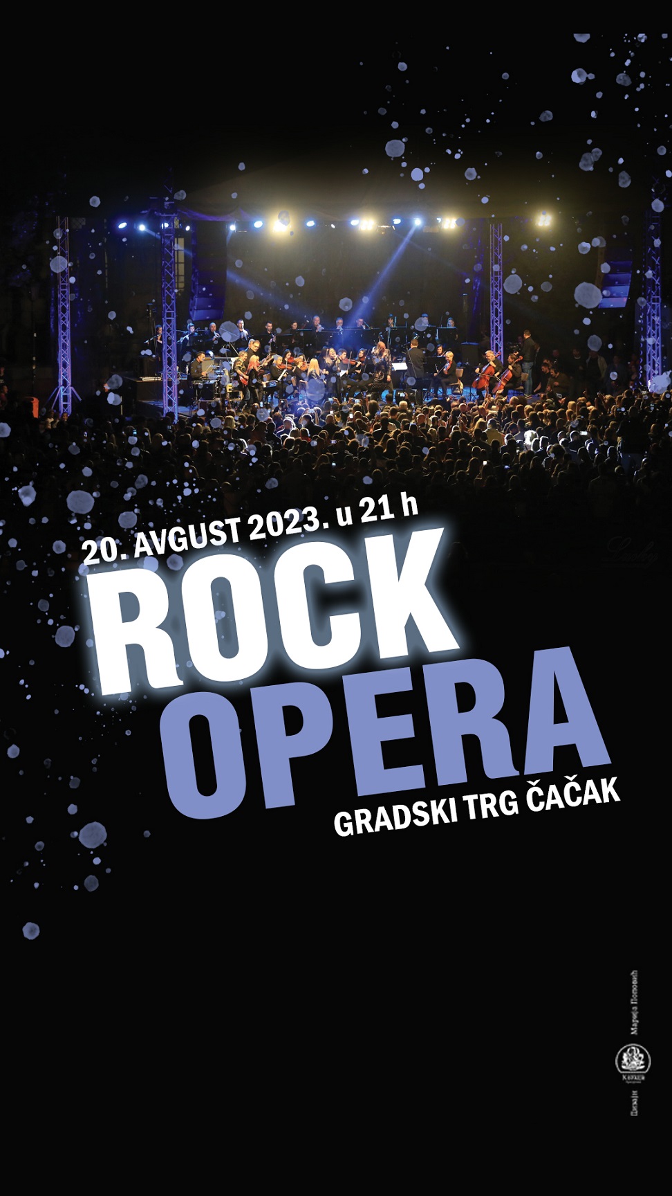 Viva Vox, Rok opera, otvaranje legata Branka V. Radićevića i drugi programi na Čačanskoj rodnoj u avgustu 3
