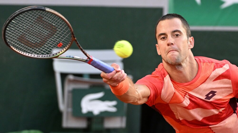 Laslo Đere u četvrtfinalu turnira u Hamburgu 1