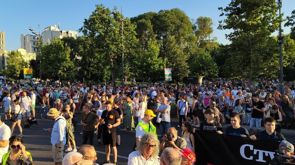 U Beogradu danas dvanaesti protest Srbija protiv nasilja, šetnja do RTS-a (MAPA) 1