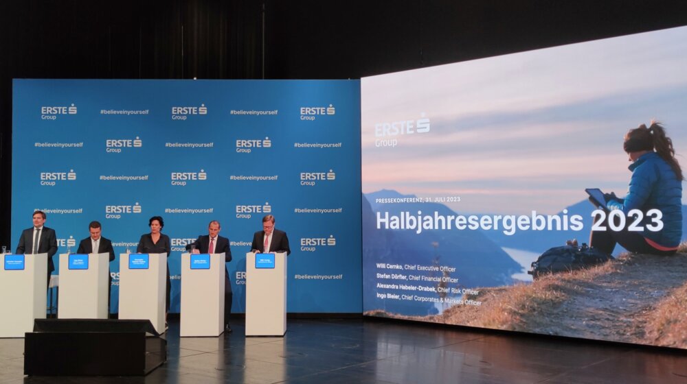 Neto profit Erste banke skočio 86 odsto, za Srbiju prognoziraju rast BDP od 1,6 odsto ove godine 1