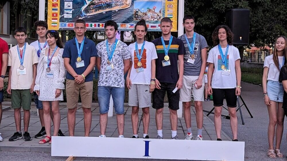 Medalje za đake Matematičke gimnazije na takmičenju "Matematika bez granica" 1