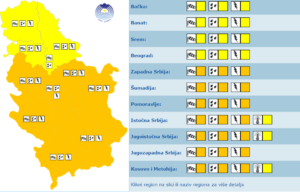 U narednih sat vremena na udaru nevremena Užice, a potom još jedan grad: RHMZ izdao novo upozorenje 4