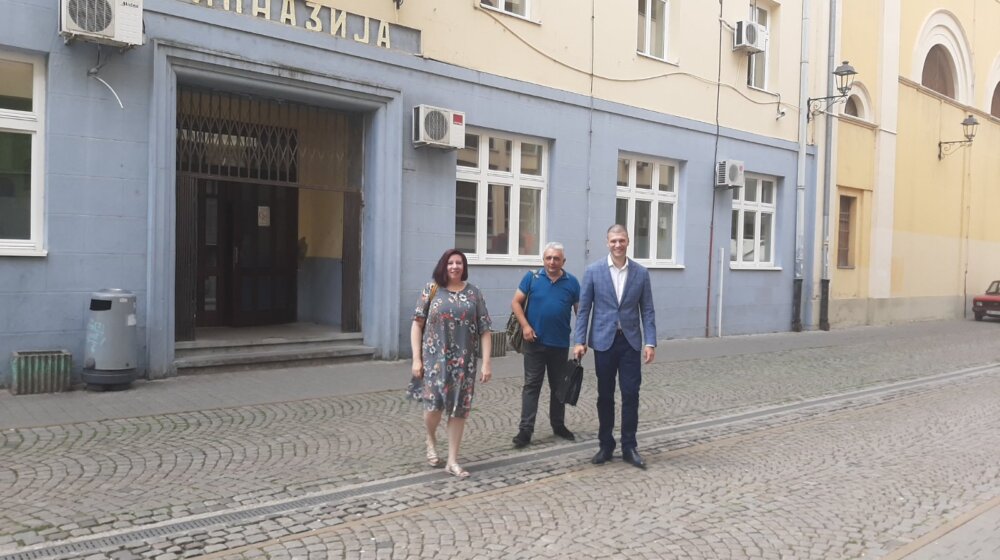 Profesorka Zrenjaninske gimnazije danas se ponovo izjasnila da nije politički delovala 1