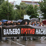 Održan protest Valjevo protiv nasilja i podrške policajki Katarini Petrović 1
