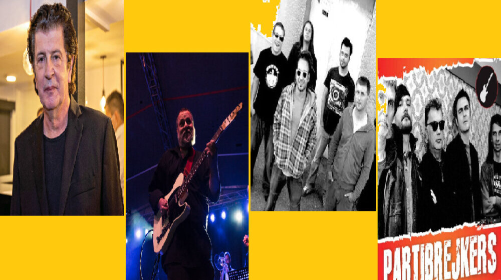 Bajaga, Partibrejkersi, Zoster, Kolja na festivalu u Sremskoj Mitrovici 1