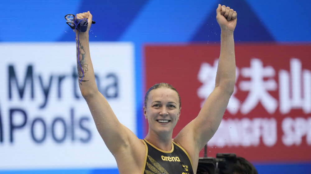 Rekord Šveđanke Šestrem: Najviše medalja u istoriji svetskog prvenstva u plivanju 1