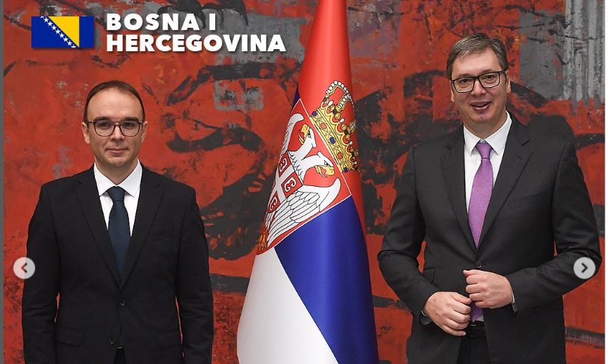 Novi ambasadori BiH, Britanije, Japana, Kipra, Konga, Palestine i Angole predali akreditive (FOTO) 1