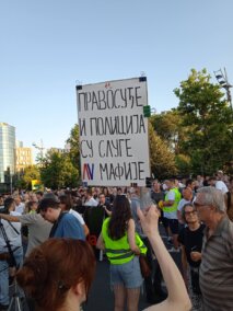 detalj Završen jedanaesti protest Srbija protiv nasilja (FOTO/VIDEO) 14
