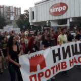 Na petom protestu “Srbija protiv nasilja” u Nišu blokiran Bulevar Nemanjića 13