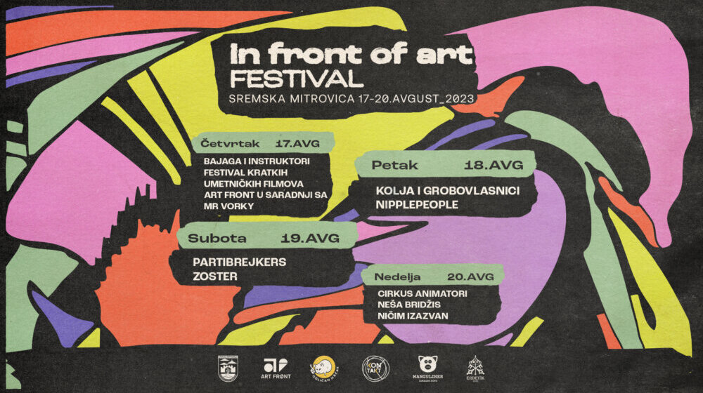 Bajaga, Brejkersi, Zoster, Kolja, Nipplepeople i Ničim Izazvan na prvom In front of art festivalu 1