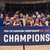 Majdan za budućnost naše košarke: Juniori Srbije prvaci Evrope u niškom "Čairu" 13