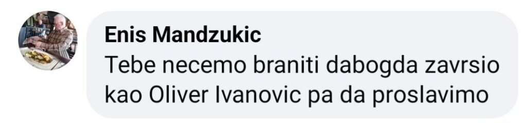Narodnom poslaniku Radomiru Lazoviću stigle pretnje da će završiti isto kao ubijeni političar Oliver Ivanović 2 Narodnom poslaniku Radomiru Lazoviću stigle pretnje da će završiti isto kao ubijeni političar Oliver Ivanović 2