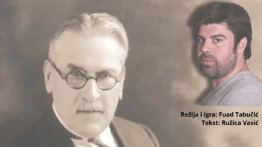 Predstava "Pupin - istorija velikana" na letnjoj sceni "Nenad Ciganović" u Pozorišnom muzeju u Zaječaru 1