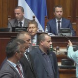 Kako je opozicija blokirala sednicu Skupštine zbog Martinovića (VIDEO) 4