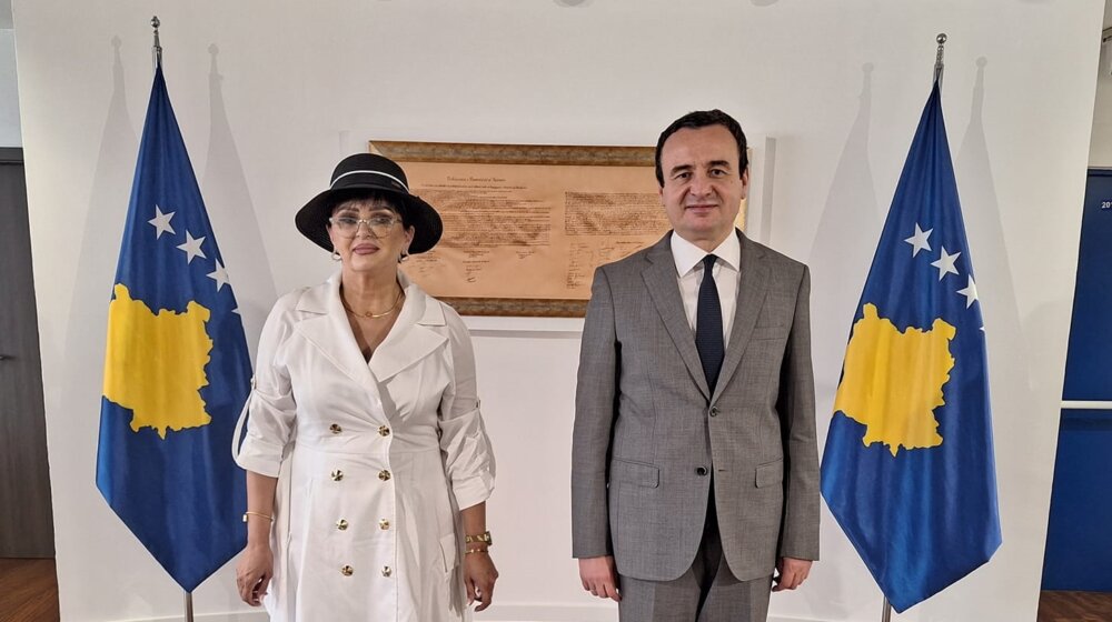 "Zahvaljujem se premijeru Kurtiju": Slađana Pantović na prijemu kod predsednika kosovske vlade 1