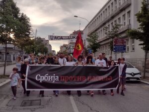 Završen deveti protest Srbija protiv nasilja, organizatori najavili sledeći naredne nedelje 3