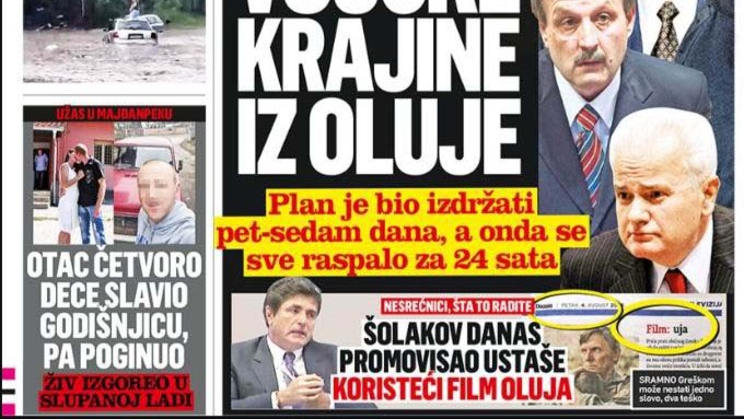 Bestidna propagandna konstrukcija režimskih tabloida: Zbog štamparske greške optužili list Danas da podržava ustaše 1