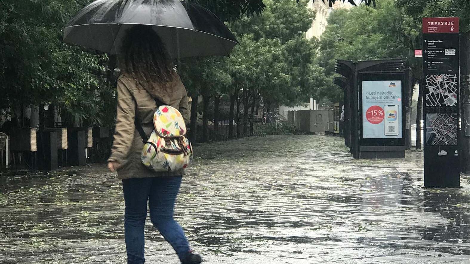 Kada stižu pljuskovi i grmljavina?