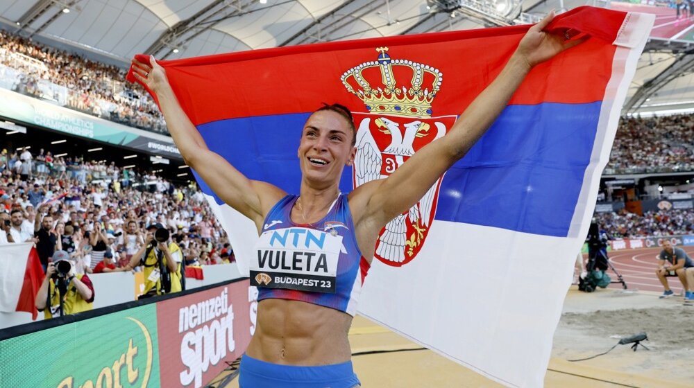 Ivana Vuleta svetska prvakinja u skoku udalj: Zlatni let od 7,14, što je i državni rekord, za četiri centimetra bolji nego na Terazijama 2016. 1
