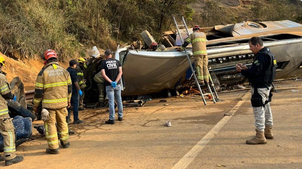 Brazil: U prevrtanju autobusa poginulo sedam navijača Korintijansa 1
