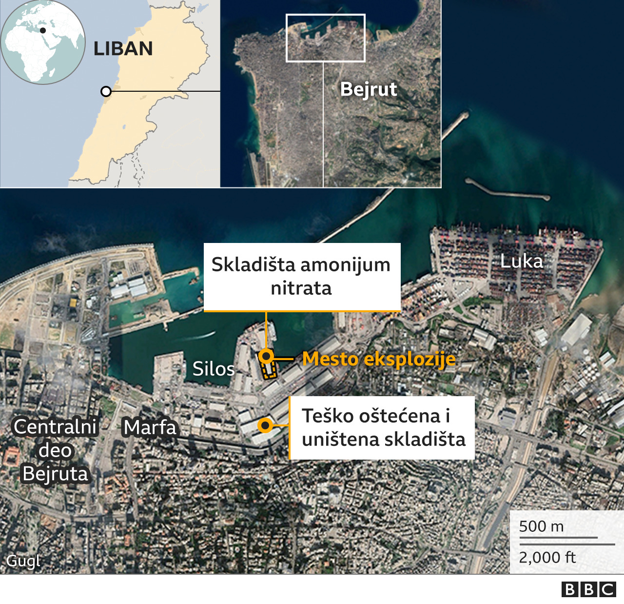 Bejrut, eksplozija