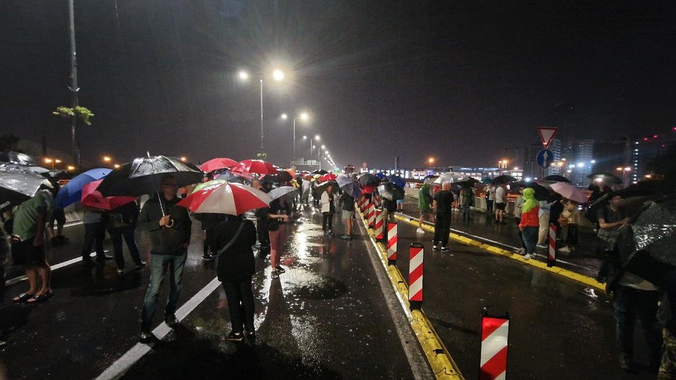 Srbija i politika: Petnaesti protest „Srbija protiv nasilja“ na ulicama Beograda 2 protest Srbija protiv nasilja
