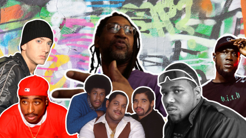 Hip-hop slavi 50. rođendan: Od Grendmaster Fleša do Stormzija – istorija repa i hip-hopa 1 hip hop artists against a graffiti background