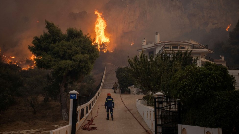 požari u Grčkoj