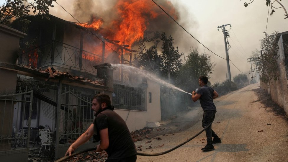 požari u Grčkoj