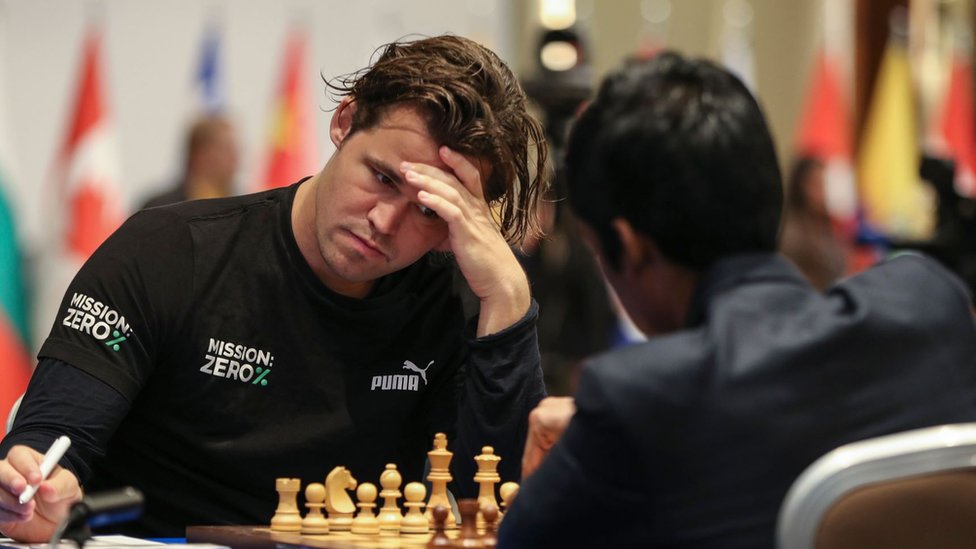 Magnus Carlsen, chess champion