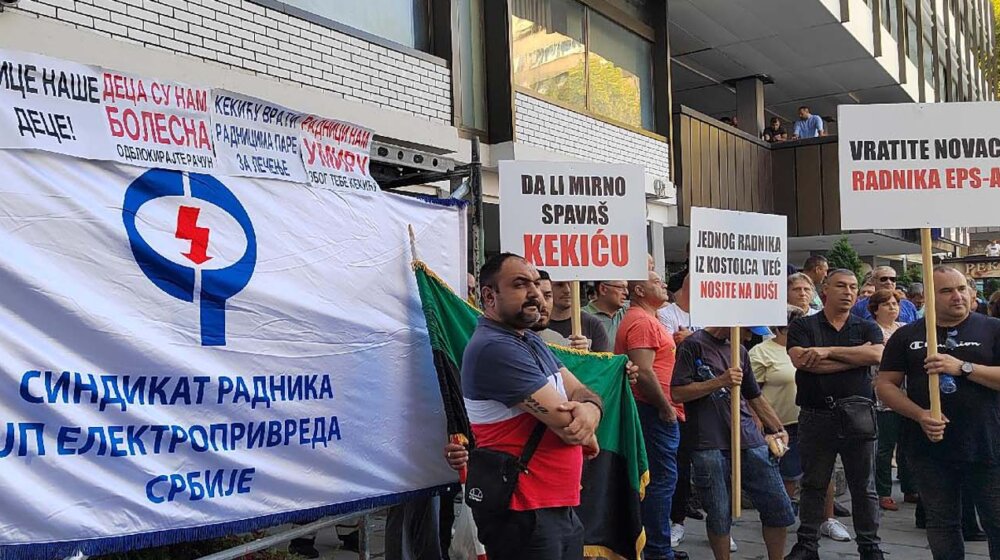Ako Vlada Srbije "ne shvati ozbiljno" zahteve Sindikata radnika EPS-a sledi generalni štrajk u tom preduzeću? 1