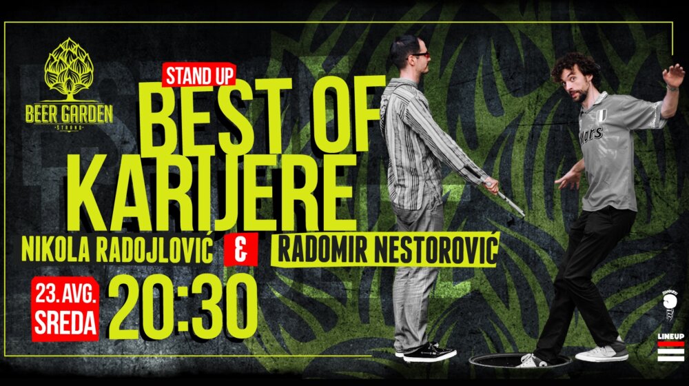 Nikola Radojlović i Radomir Nestorović u Beer Gardenu 1