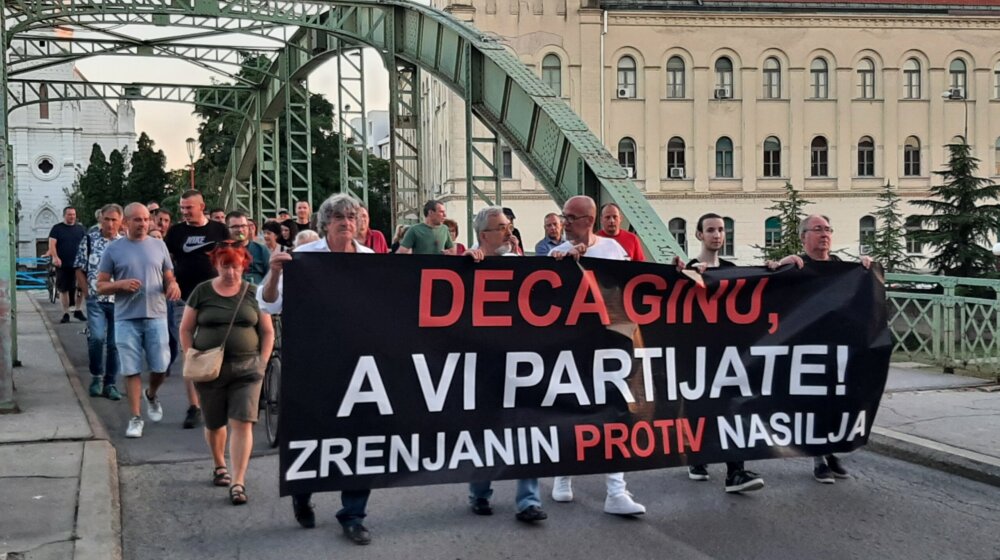 Sa protesta u Zrenjaninu oštra poruka: Deca ginu a vi partijate! 1