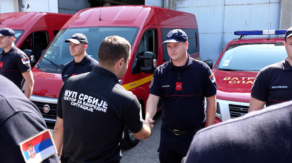 Vatrogasci-spasioci iz Srbije ponovo upućeni u Grčku da pomognu u gašenju požara 1