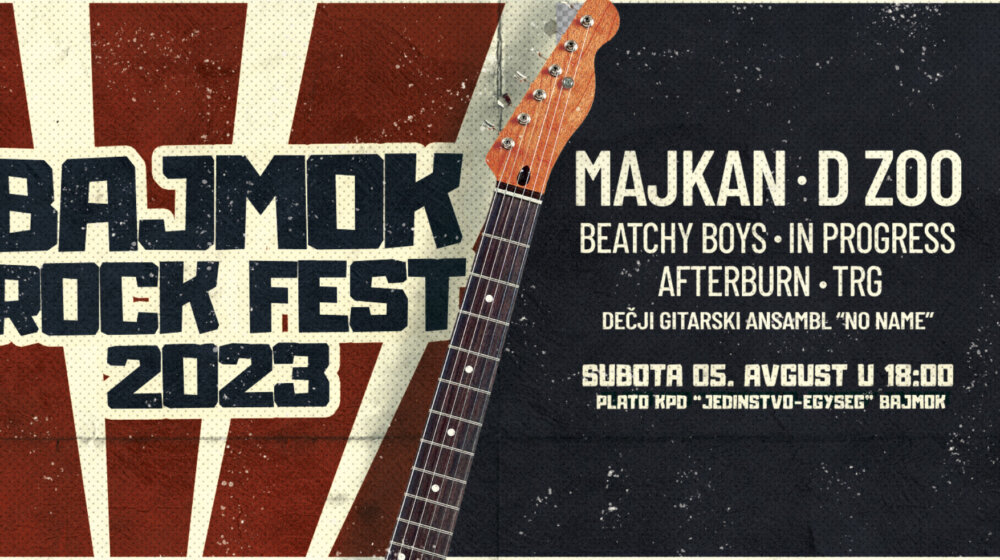 Majkan i D ZOO nastupaju na 11. Bajmok Rock Festu 1