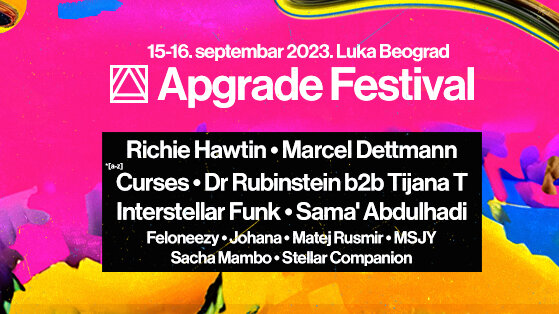 Richie Hawtin uz Samu’ Abdulhadi otvara Apgrade festival, Marcel Dettmann i Curses predvode drugo veče 1