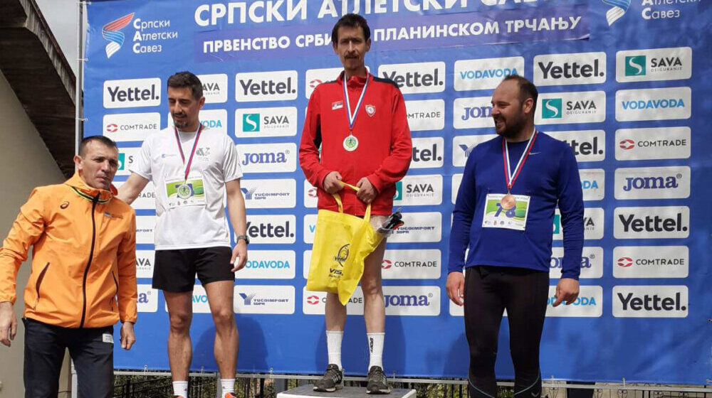 Atletski veteran iz Užica osvojio tri zlatne medalje na Prvenstvu Srbije 1
