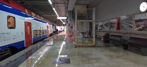 Železnička stanica "Beograd centar" u Prokopu ponovo prokišnjava (FOTO) 8