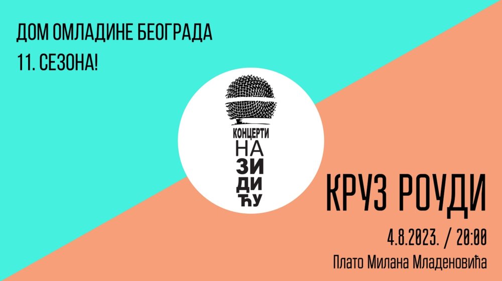 Bend Kruz Roudi 4. avgusta premijerno svira u Beogradu na Zidiću DOB 1