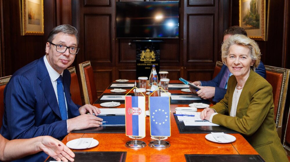 Fon Der Lajen razgovarala sa Vučićem o evropskom putu Srbije i potrebi deeskalacije na severu Kosova 1