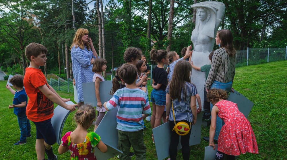 Radionica za decu „Kad skulpture ožive" u Muzeju Jugoslavije 1