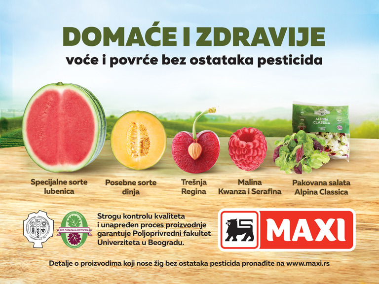 Nove sorte voća i povrća bez ostataka pesticida 2
