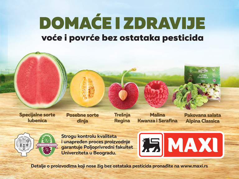 Nove sorte voća i povrća bez ostataka pesticida 2 Nove sorte voća i povrća bez ostataka pesticida 2