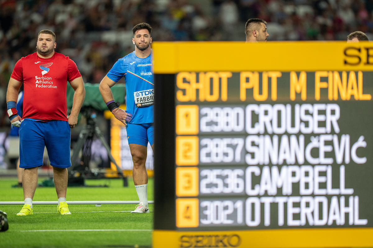 Krauzer opet do zlata u bacanju kugle rekordom svetskog prvenstva, Sinančević deveti 3 Krauzer opet do zlata u bacanju kugle rekordom svetskog prvenstva, Sinančević deveti 3